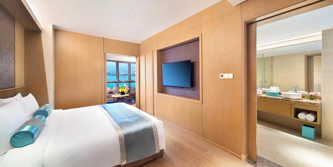 Wyndham Grand Plaza Royale Shuangyue Bay Huizhou Hotell Fuchao Exteriör bild